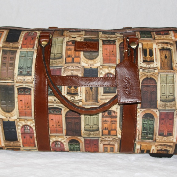 NWT Patricia Nash Avola Trolley Wheeled Duffle Bag Luggage - Picture 9 of 9